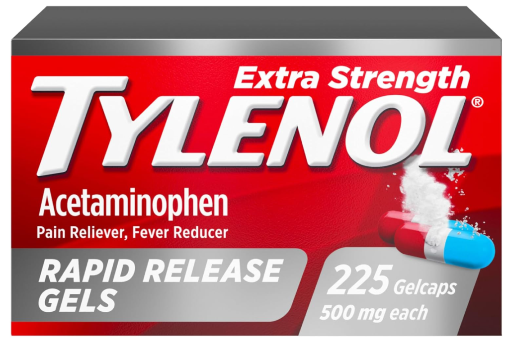 Tylenol Extra Strength Acetaminophen Rapid Release Gels