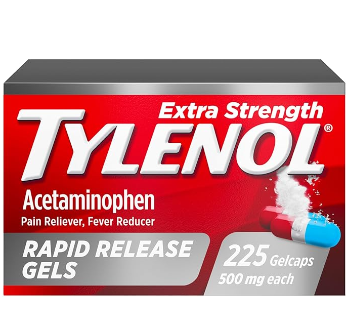 Tylenol Extra Strength Acetaminophen Rapid Release Gels